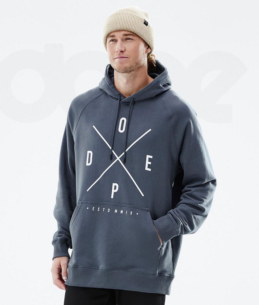 Dope Common 2X-Up Hoodie Heren Blauw | NLSO3000