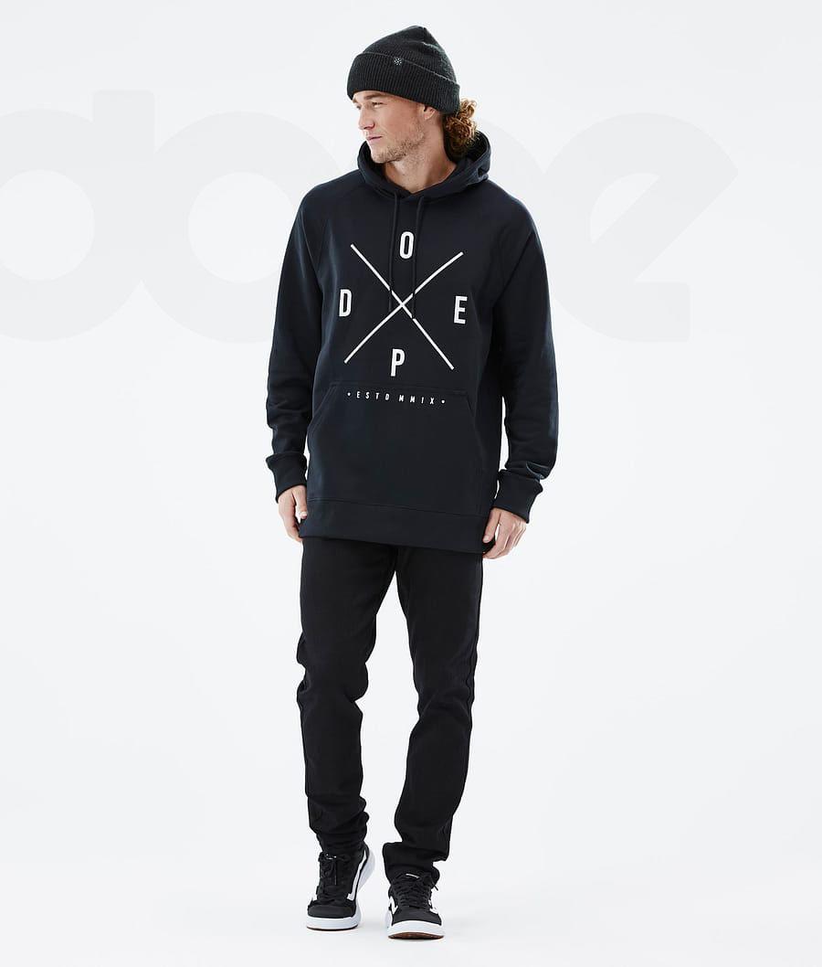 Dope Common 2X-Up Hoodie Heren Zwart | NLAP3001