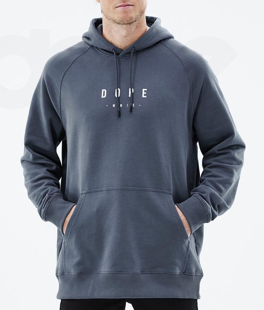 Dope Common Peak Hoodie Heren Blauw | NLPQ3002