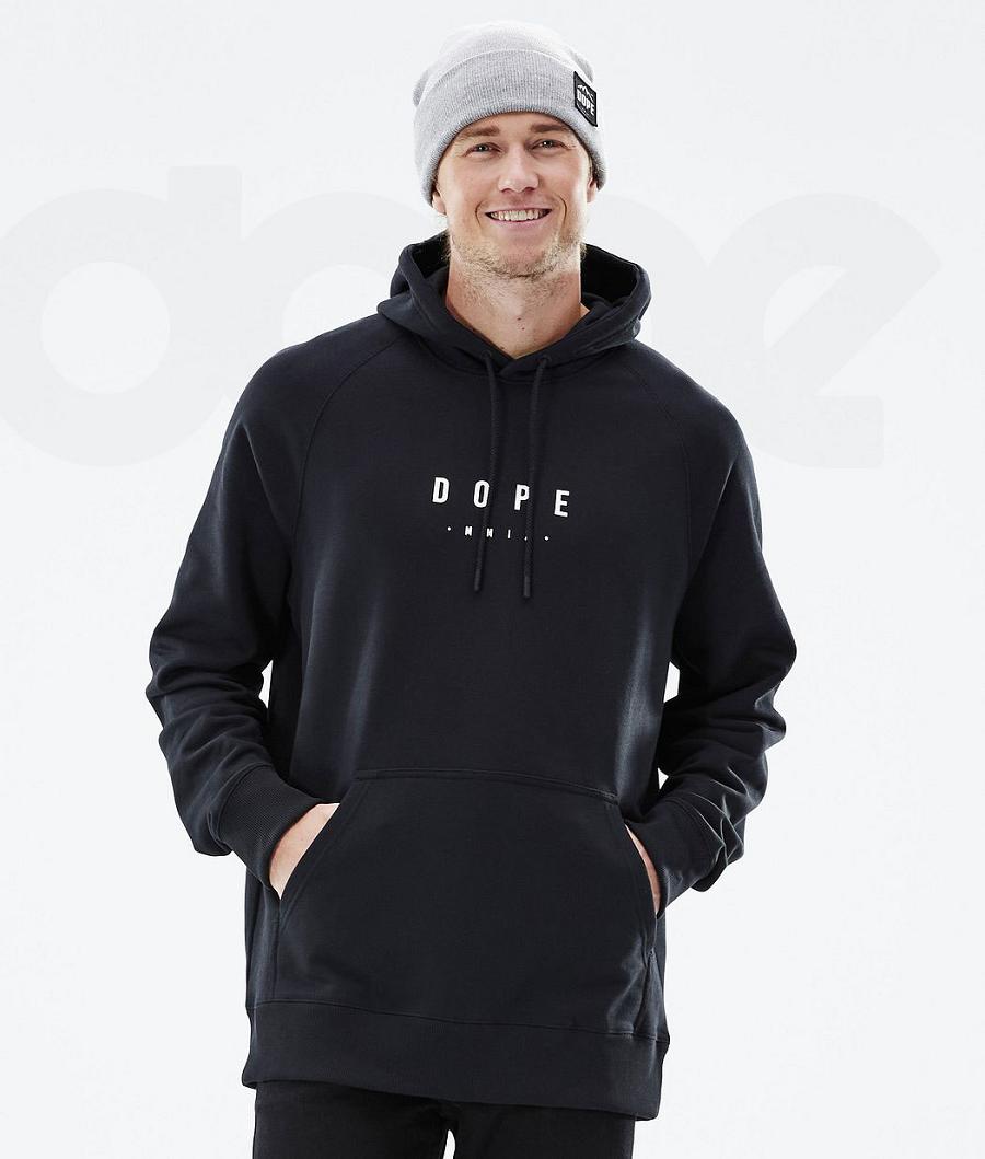 Dope Common Peak Hoodie Heren Zwart | NLOR3003