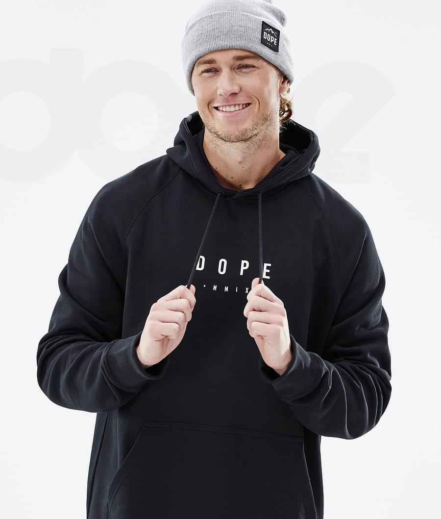 Dope Common Peak Hoodie Heren Zwart | NLOR3003