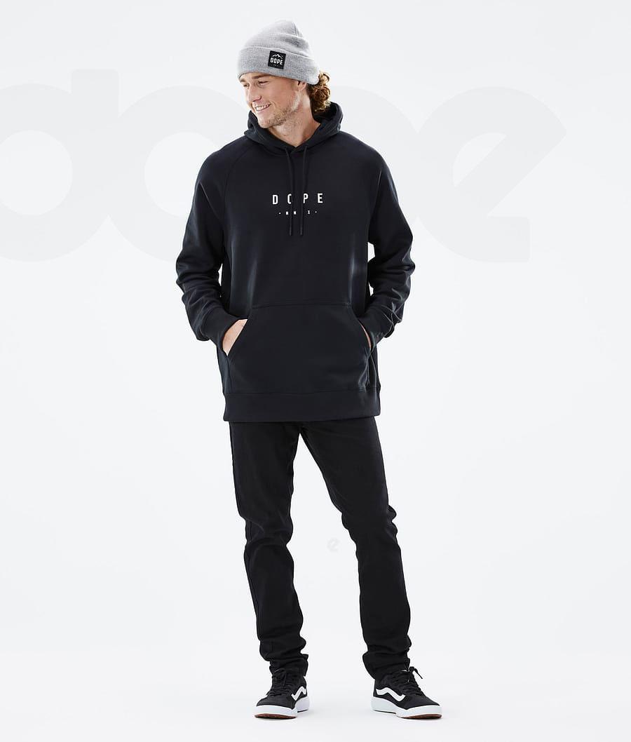 Dope Common Peak Hoodie Heren Zwart | NLOR3003