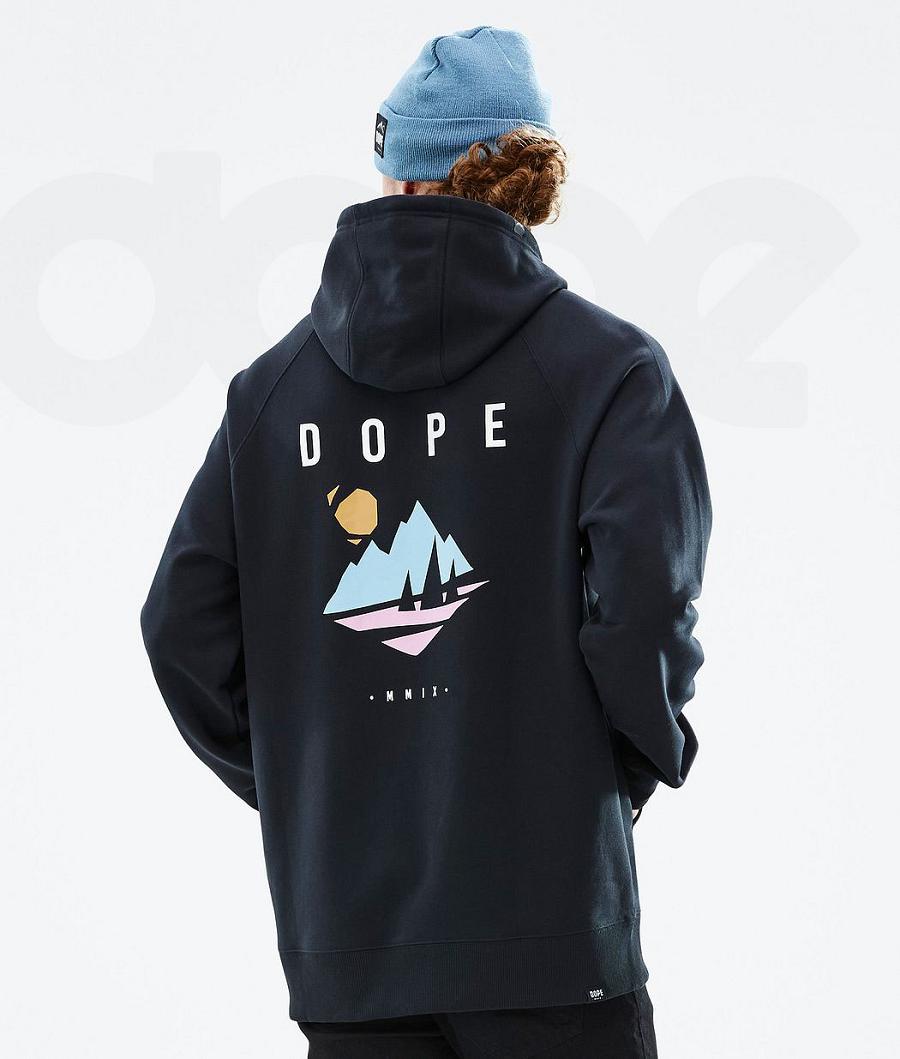 Dope Common Pine Hoodie Heren Zwart | NLUT3005