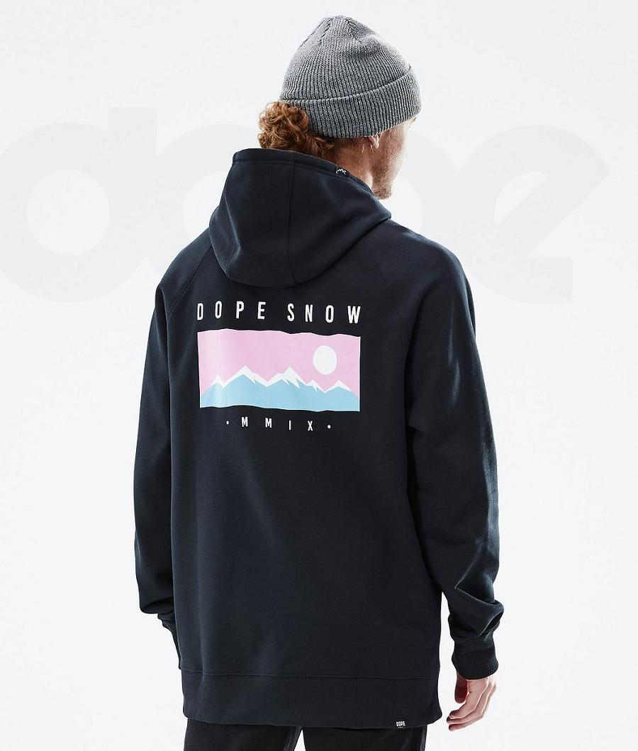 Dope Common Range Hoodie Heren Zwart | NLYU3006