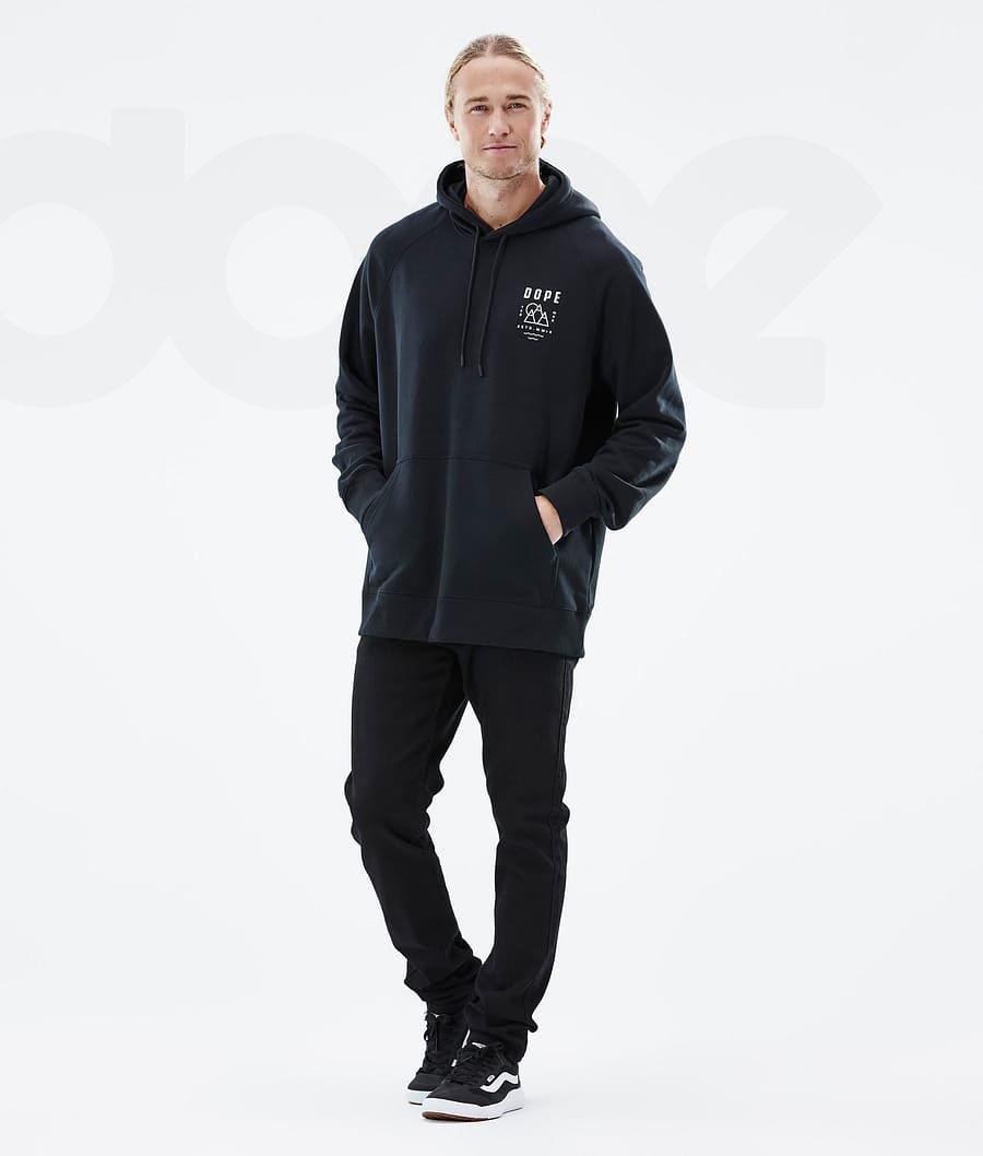 Dope Common Summit Hoodie Heren Zwart | NLEX3009