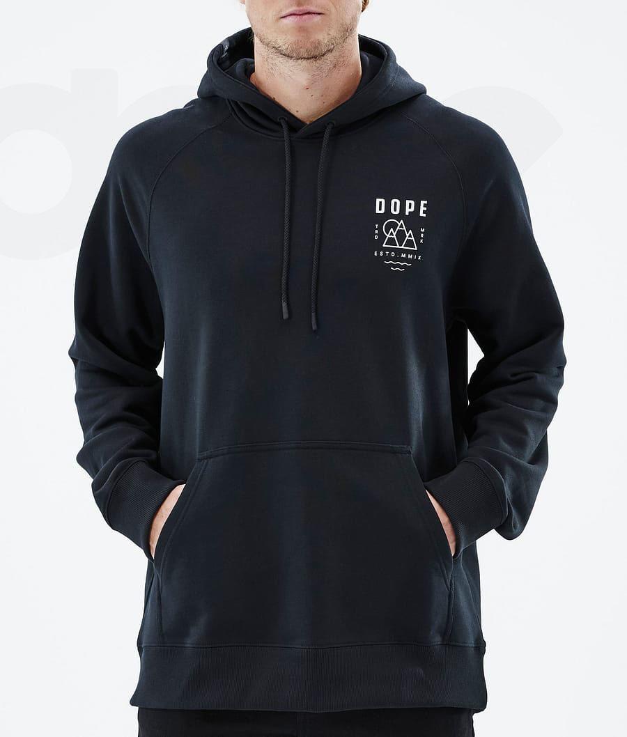 Dope Common Summit Hoodie Heren Zwart | NLEX3009