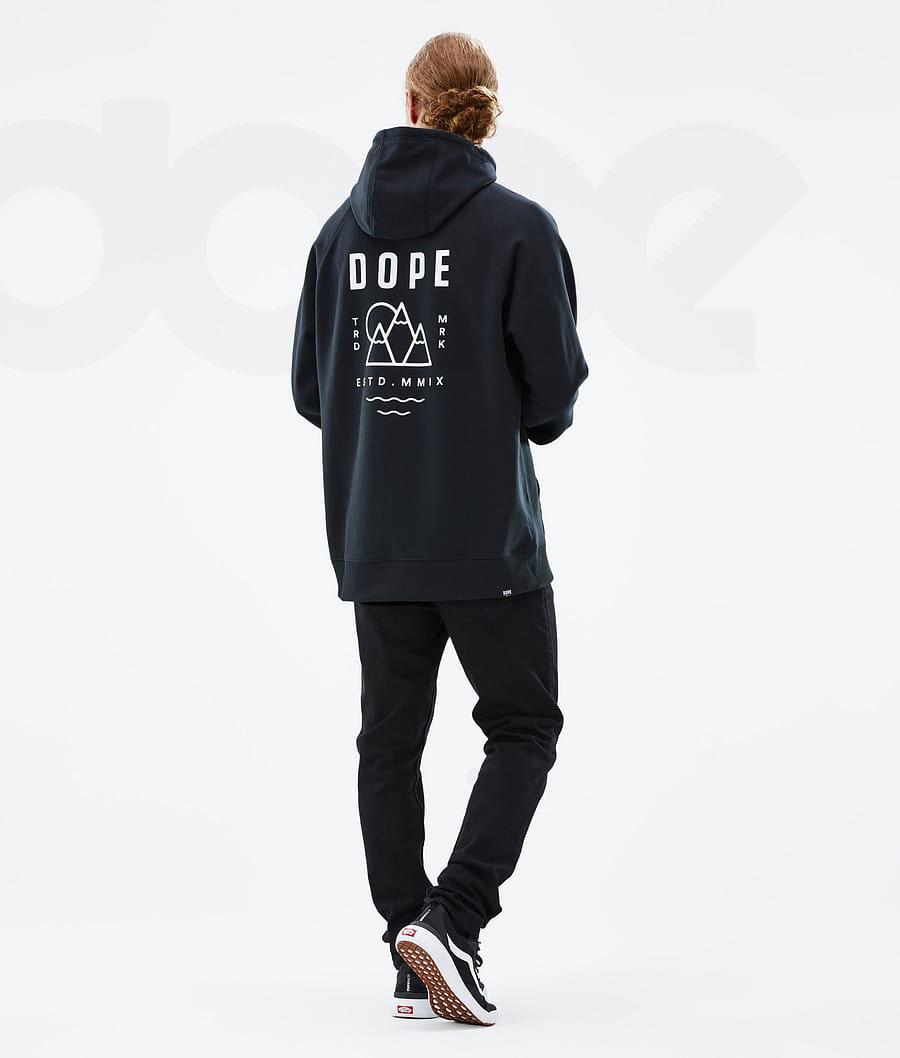 Dope Common Summit Hoodie Heren Zwart | NLEX3009