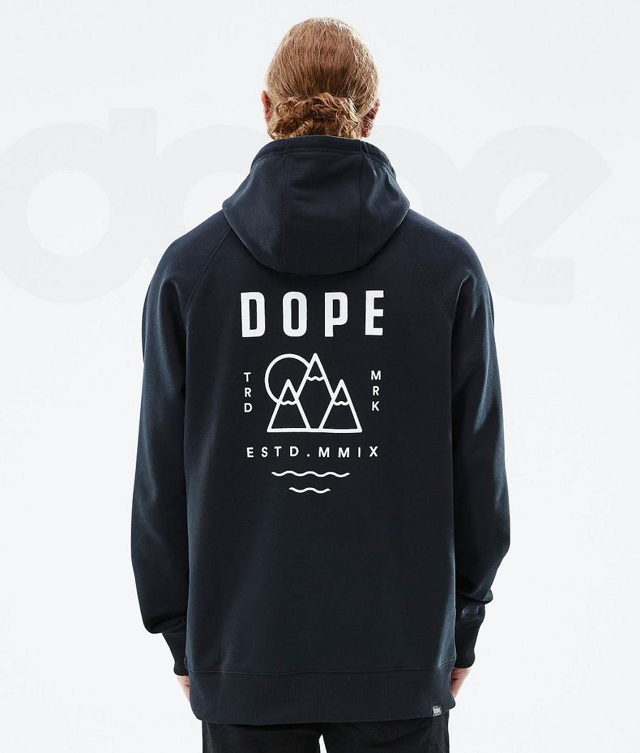 Dope Common Summit Hoodie Heren Zwart | NLEX3009