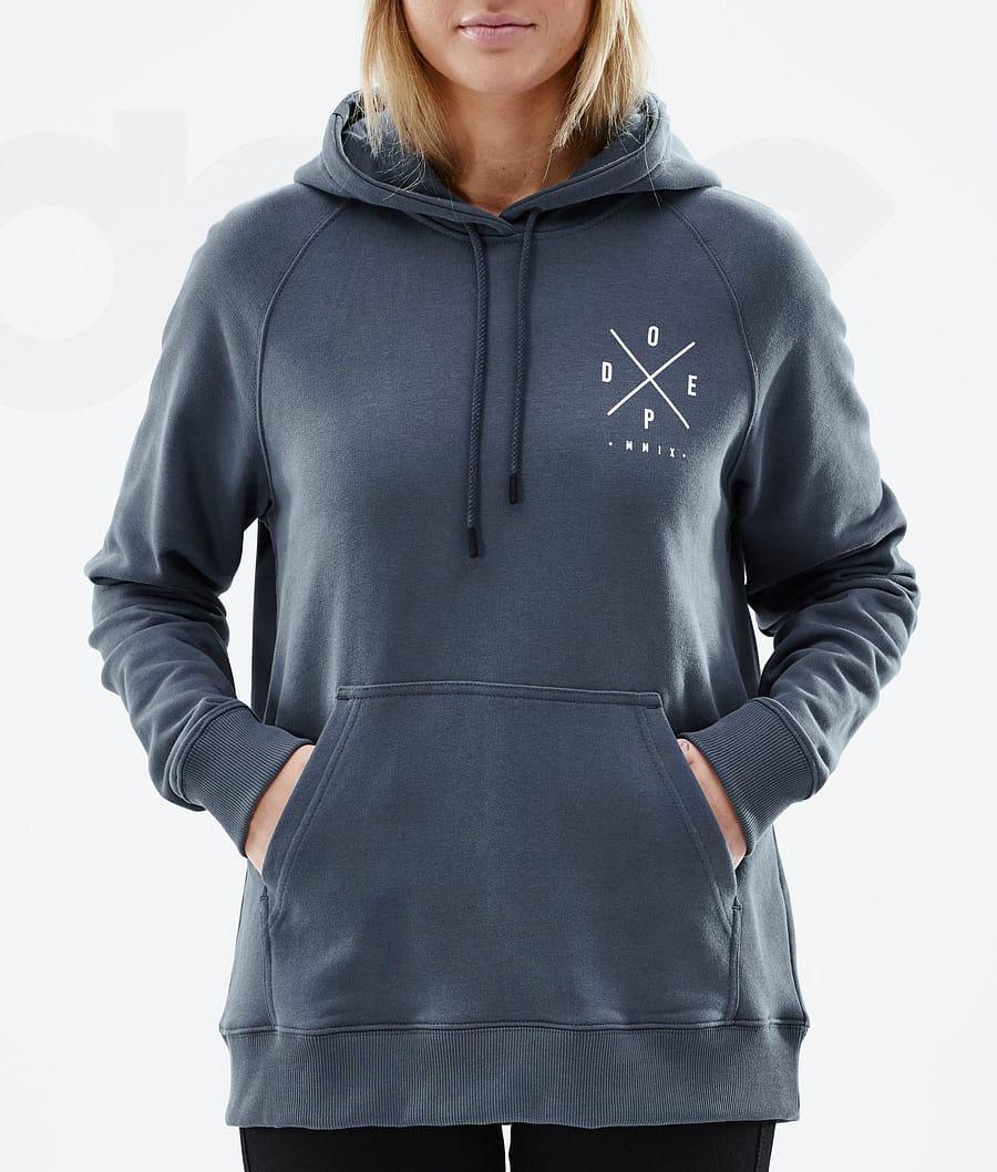 Dope Common W 2X-Up Hoodie Dames Blauw | NLUT3829