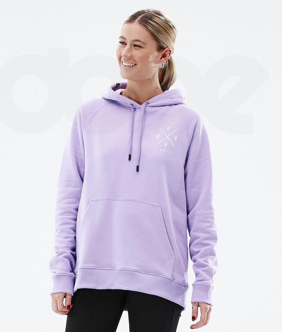 Dope Common W 2X-Up Hoodie Dames Paars | NLYU3830