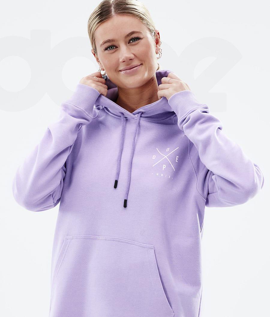 Dope Common W 2X-Up Hoodie Dames Paars | NLYU3830