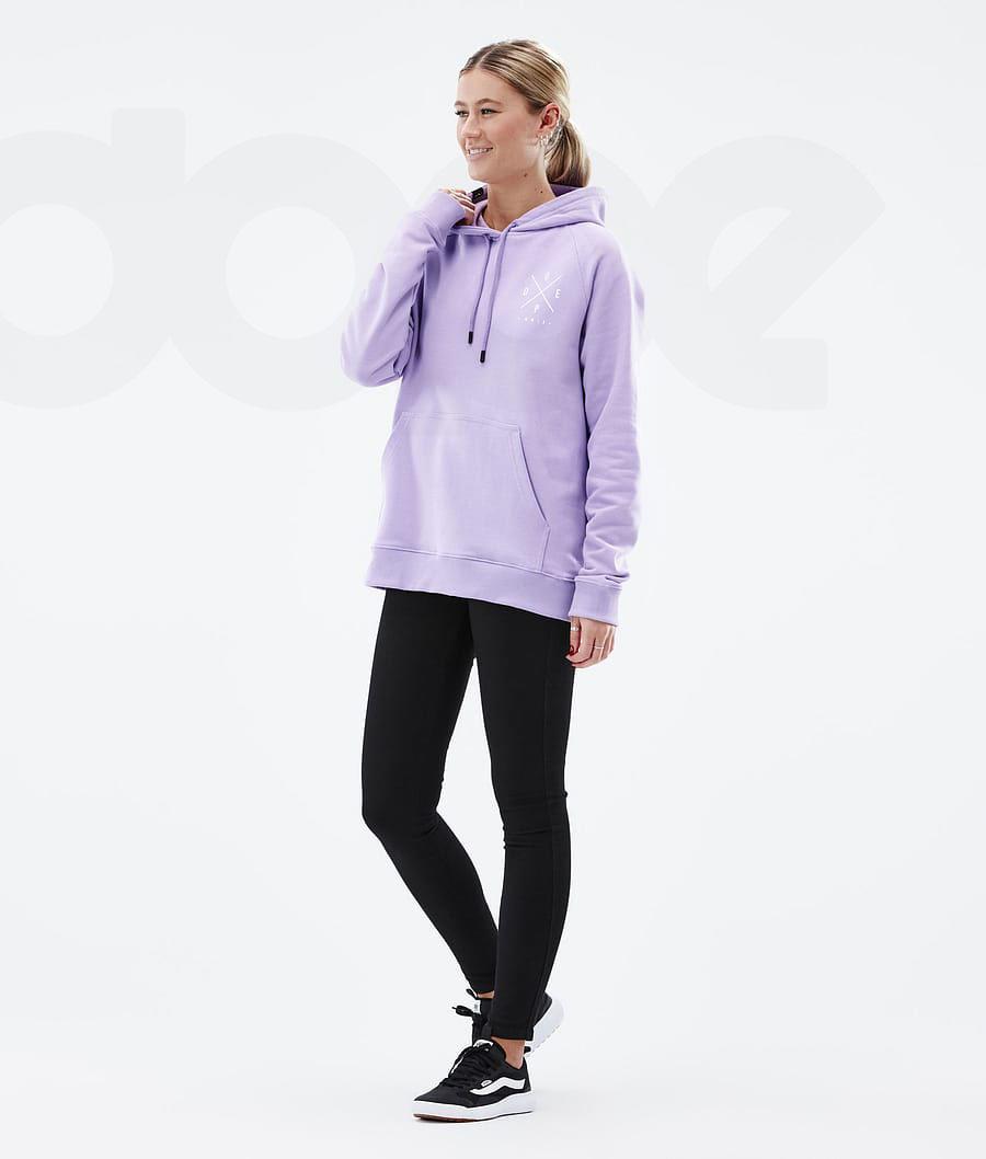 Dope Common W 2X-Up Hoodie Dames Paars | NLYU3830