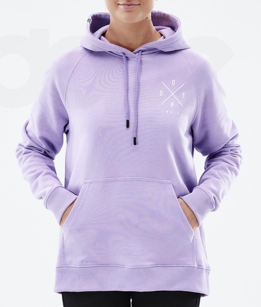 Dope Common W 2X-Up Hoodie Dames Paars | NLYU3830