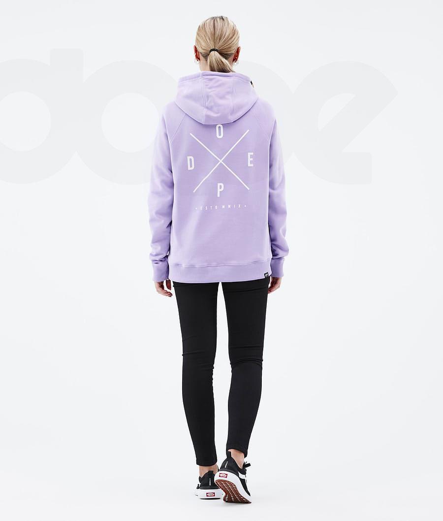 Dope Common W 2X-Up Hoodie Dames Paars | NLYU3830