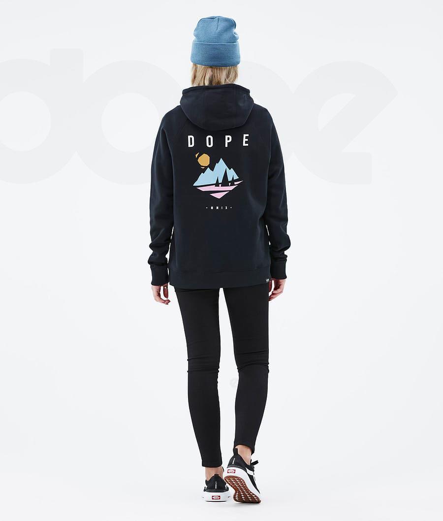 Dope Common W Hoodie Dames Groen Zwart | NLIS3828