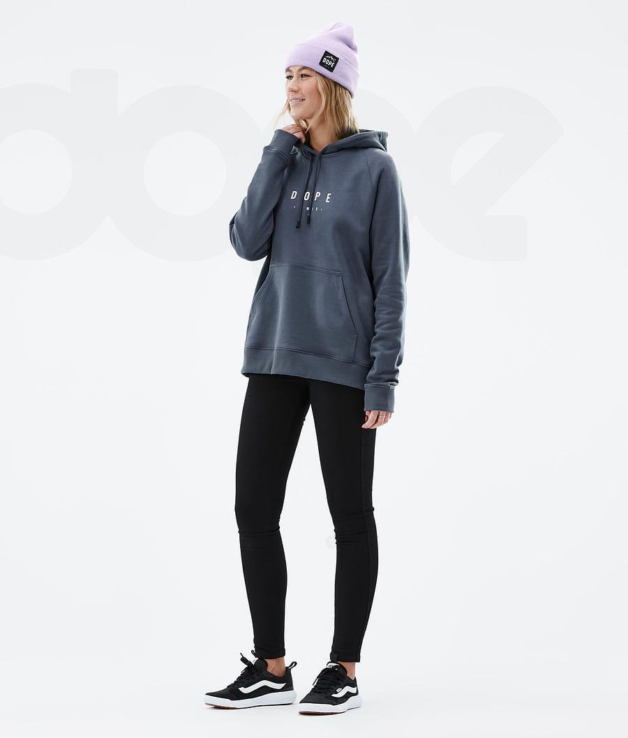 Dope Common W Peak Hoodie Dames Blauw | NLEX3833