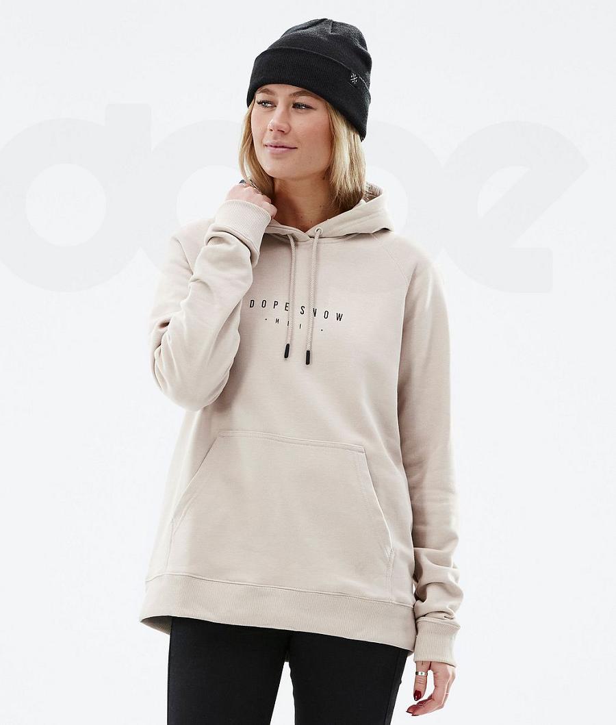 Dope Common W Range Hoodie Dames Bruin | NLQZ3835