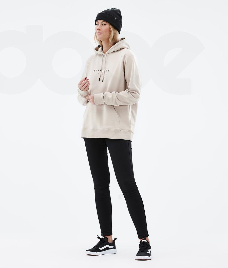 Dope Common W Range Hoodie Dames Bruin | NLQZ3835