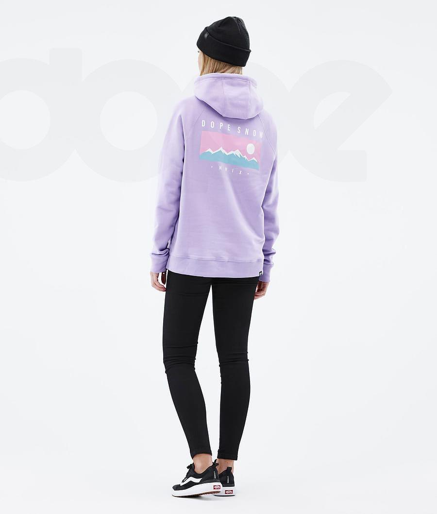 Dope Common W Range Hoodie Dames Paars | NLNB3837