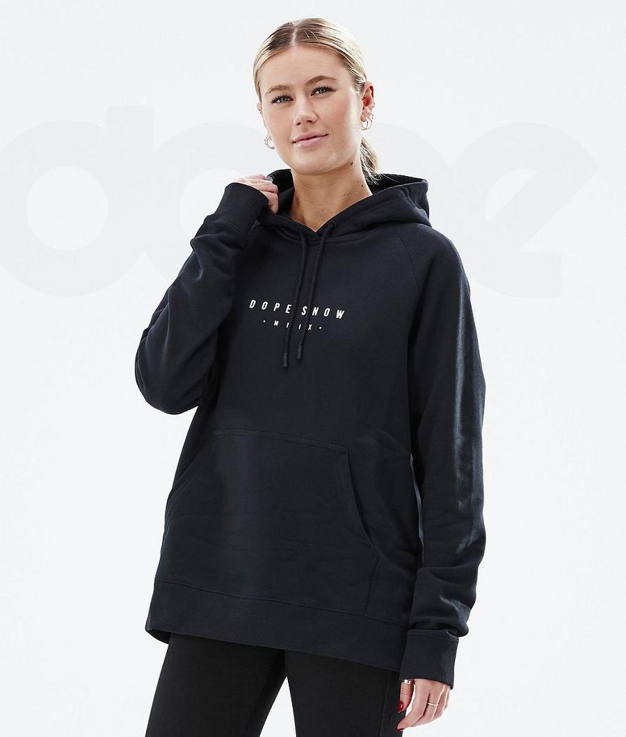 Dope Common W Range Hoodie Dames Zwart | NLMA3836