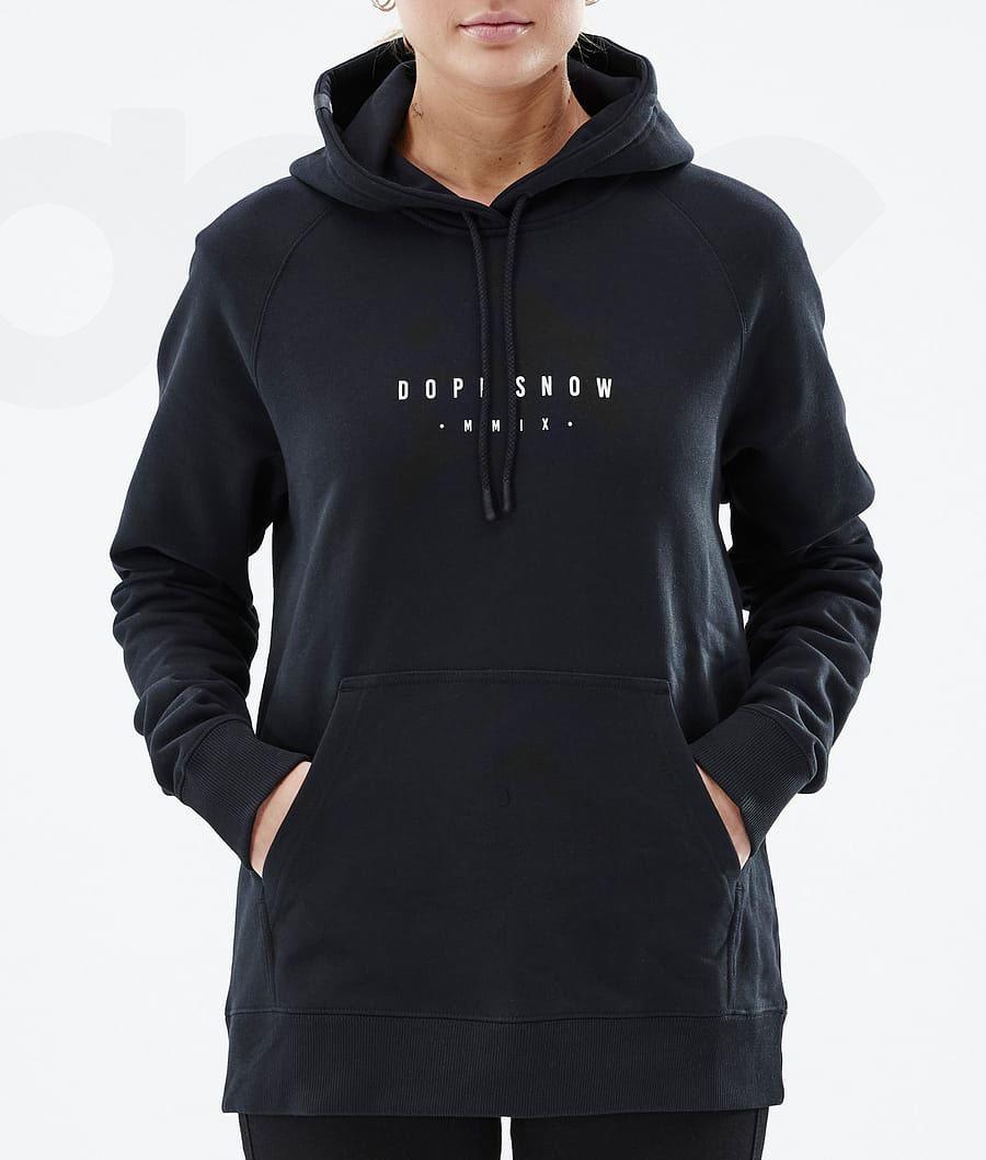 Dope Common W Range Hoodie Dames Zwart | NLMA3836