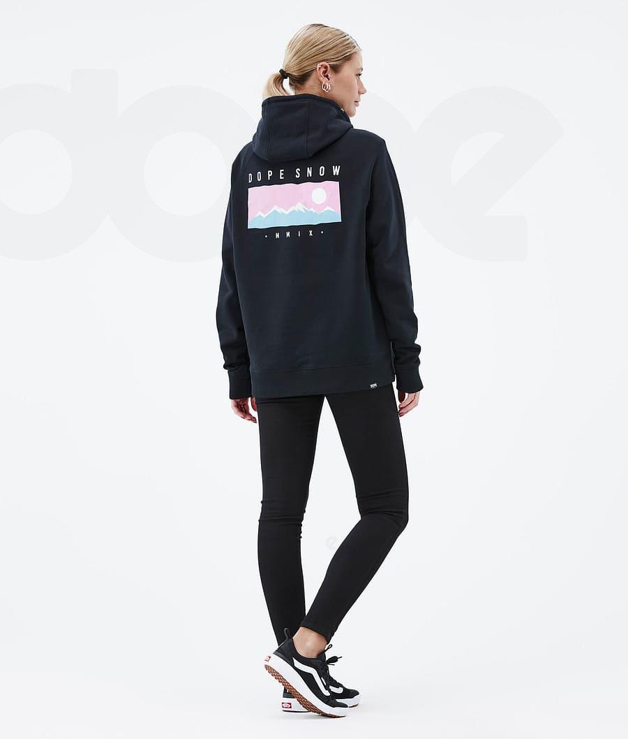 Dope Common W Range Hoodie Dames Zwart | NLMA3836