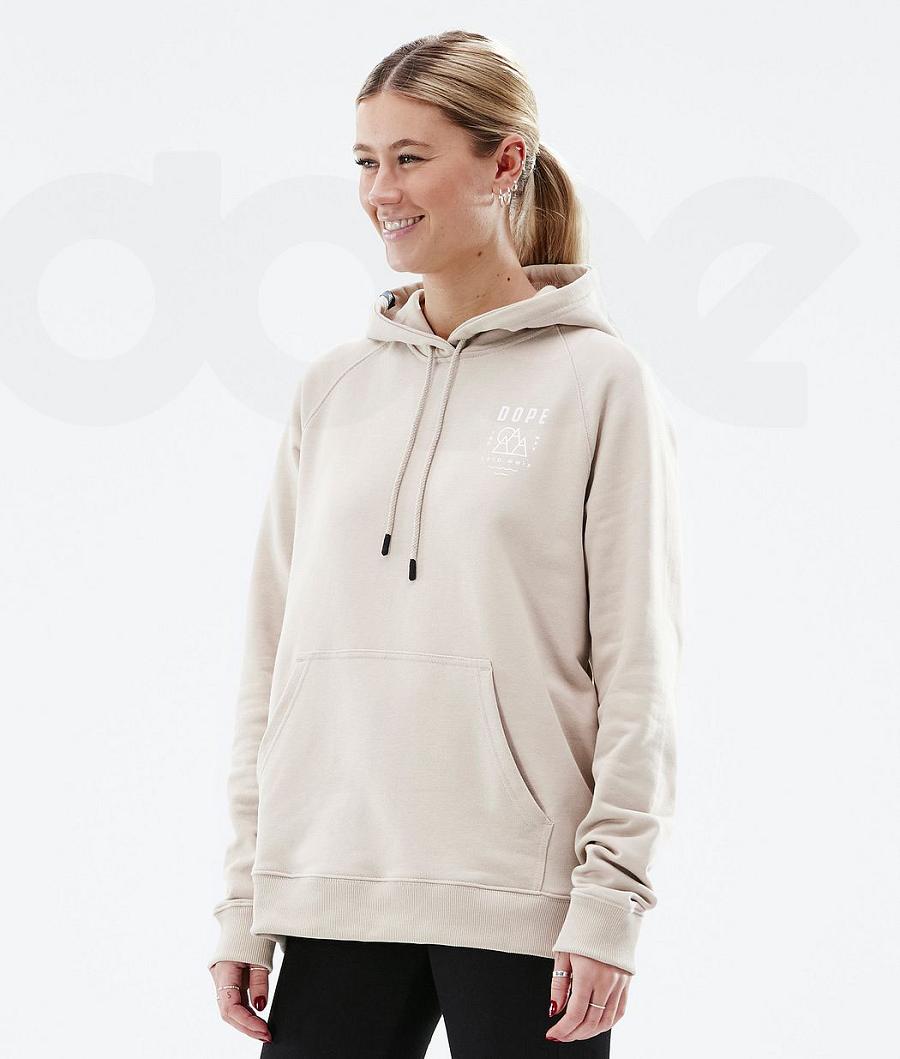 Dope Common W Summit Hoodie Dames Bruin | NLGL3839