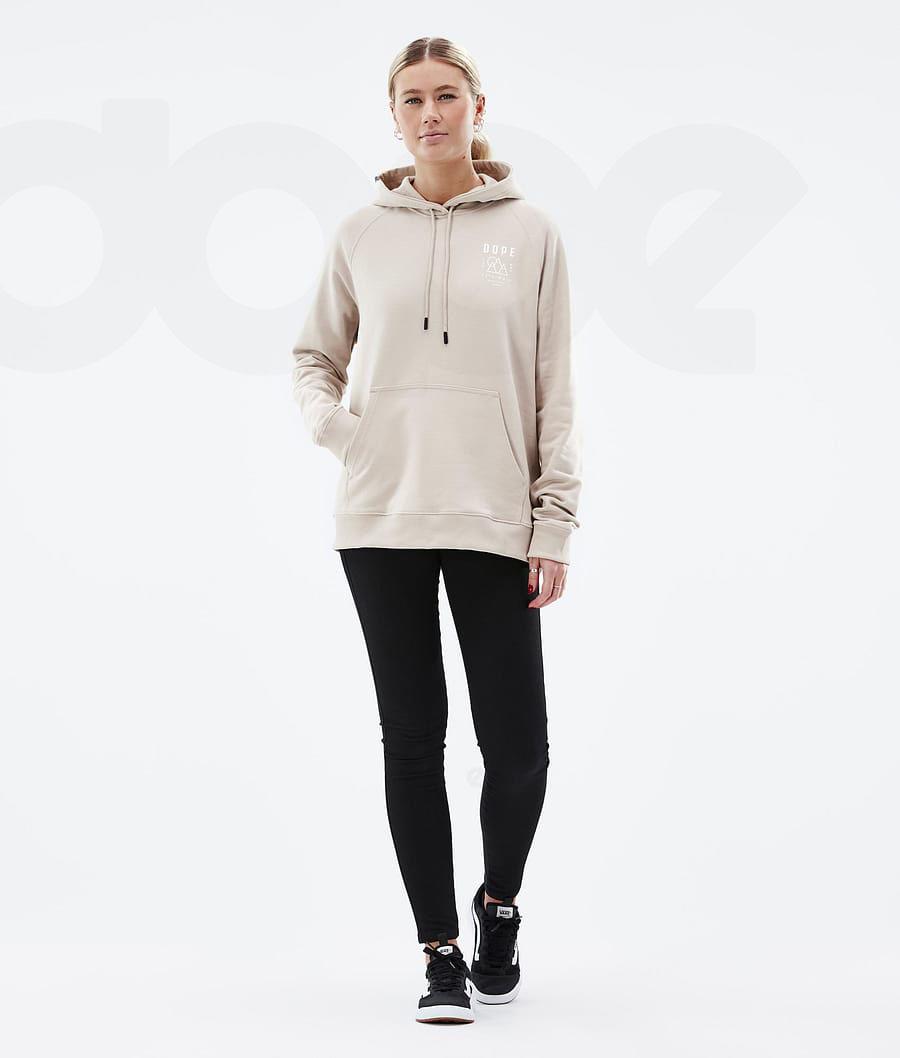 Dope Common W Summit Hoodie Dames Bruin | NLGL3839