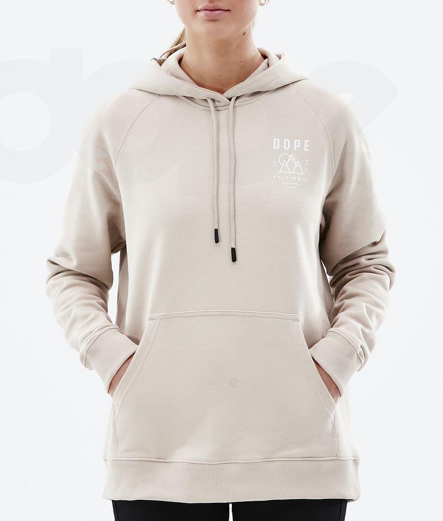 Dope Common W Summit Hoodie Dames Bruin | NLGL3839