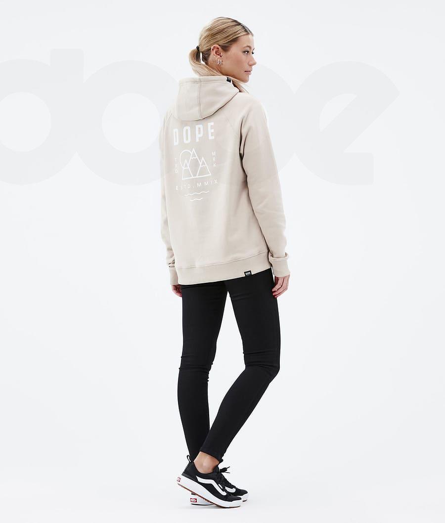 Dope Common W Summit Hoodie Dames Bruin | NLGL3839