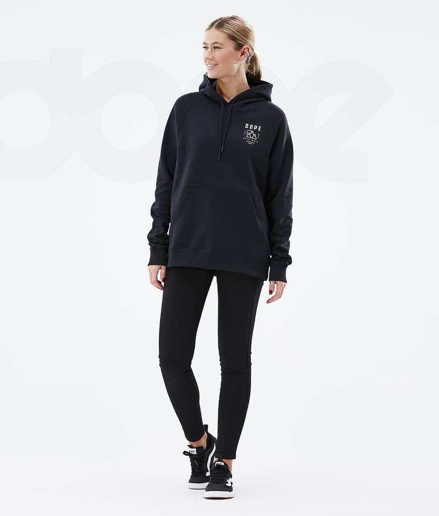 Dope Common W Summit Hoodie Dames Zwart | NLHK3838