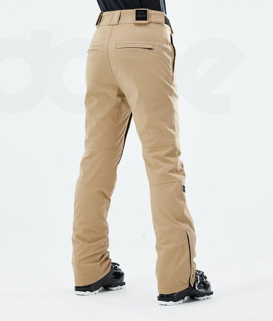 Dope Con W 2021 Ski Broek Dames Khaki | NLXF3327