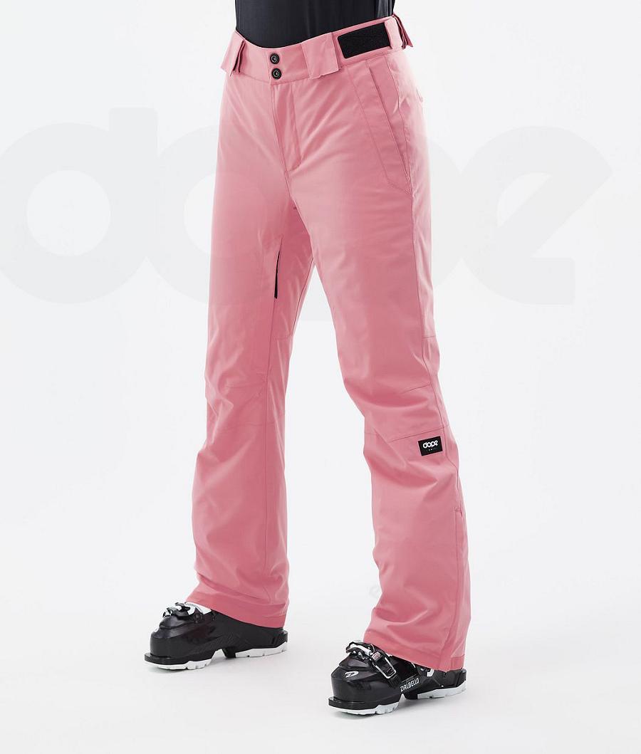 Dope Con W Ski Broek Dames Roze | NLBC3324