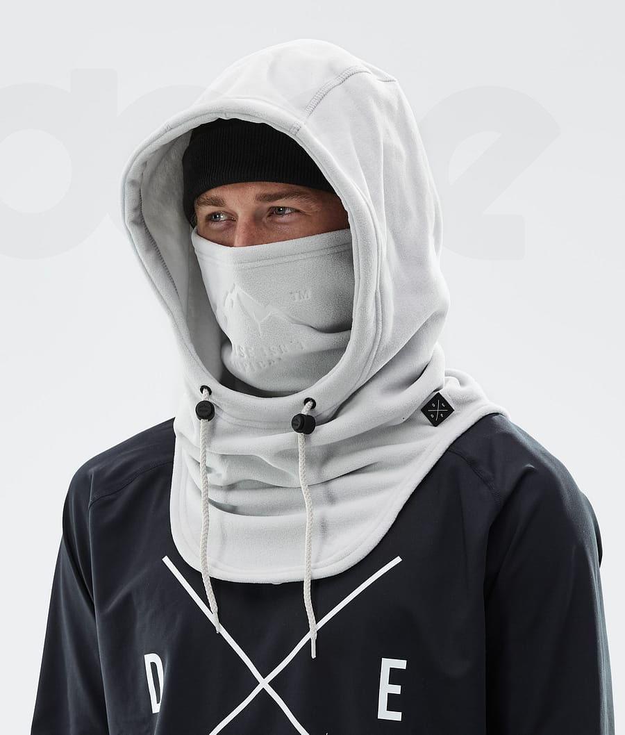 Dope Cozy Hood II Masker Heren Zilver | NLUT3147