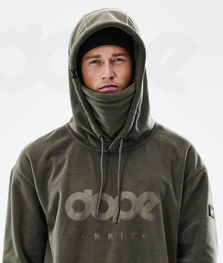 Dope Cozy II 2021 Vlies Heren Olijfgroen Groen | NLBC3040