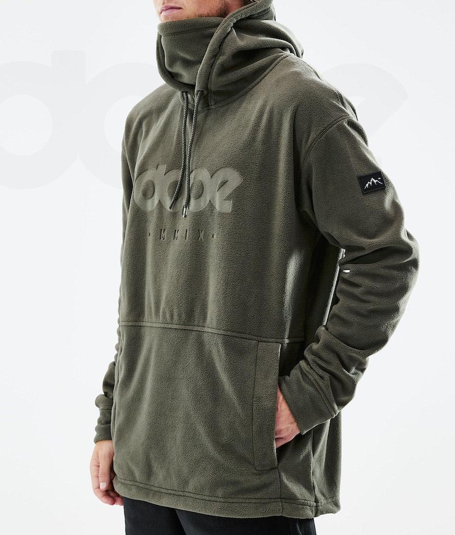 Dope Cozy II 2021 Vlies Heren Olijfgroen Groen | NLBC3040