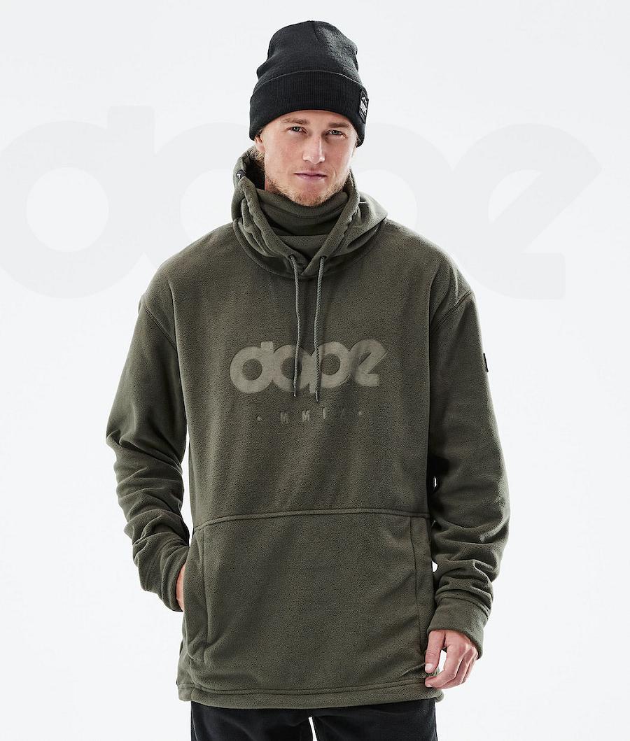 Dope Cozy II 2021 Vlies Heren Olijfgroen Groen | NLBC3040