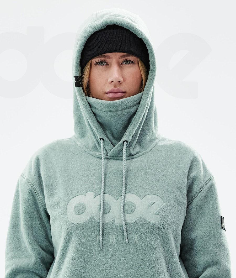 Dope Cozy II W 2021 Vlies Dames Groen | NLFM3874