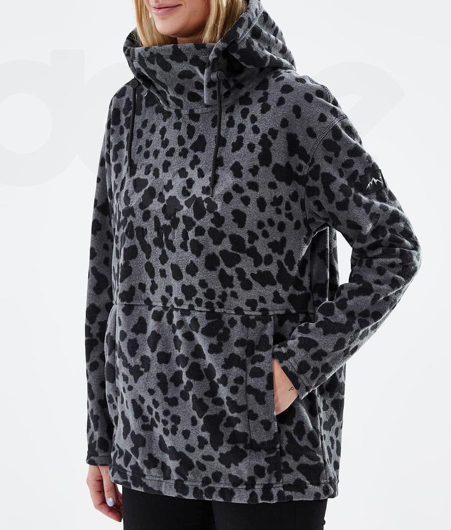 Dope Cozy II W Dots Vlies Dames Zwart | NLSO3876