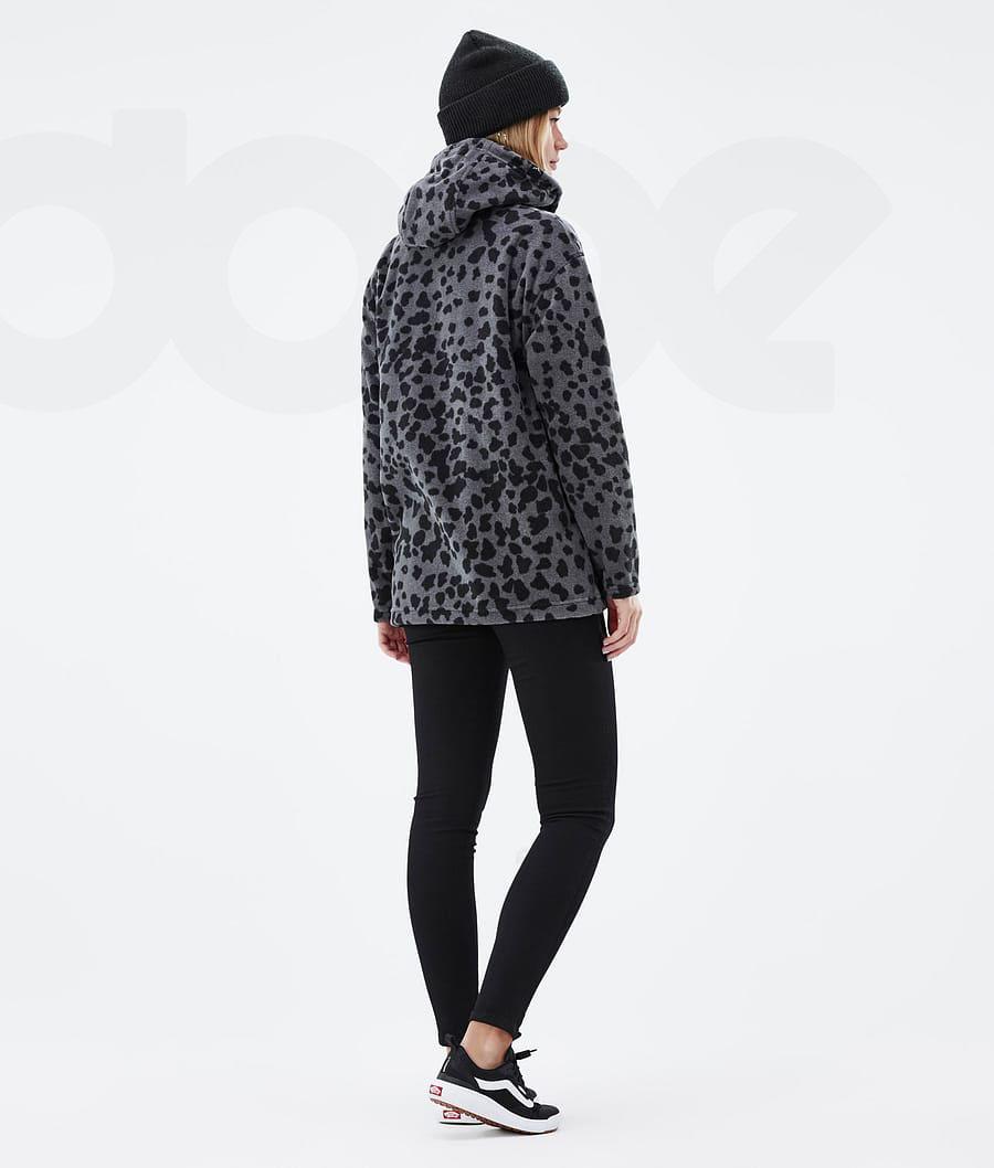 Dope Cozy II W Dots Vlies Dames Zwart | NLSO3876