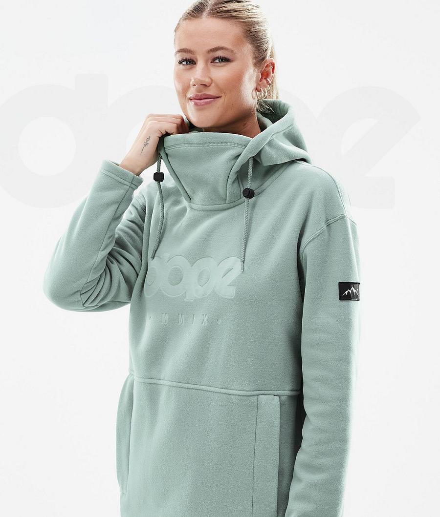 Dope Cozy II W Vlies Dames Groen | NLVD3864