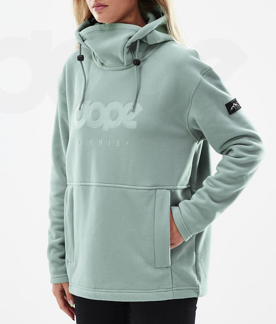 Dope Cozy II W Vlies Dames Groen | NLVD3864