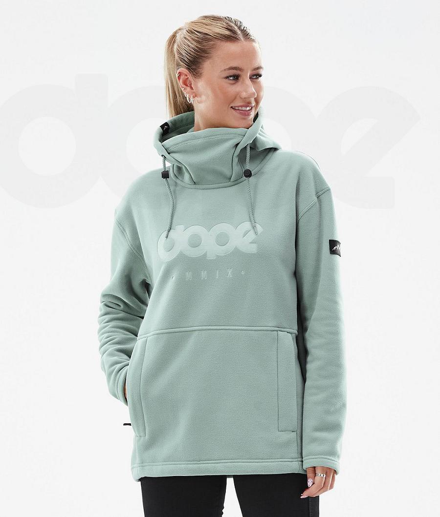 Dope Cozy II W Vlies Dames Groen | NLVD3864