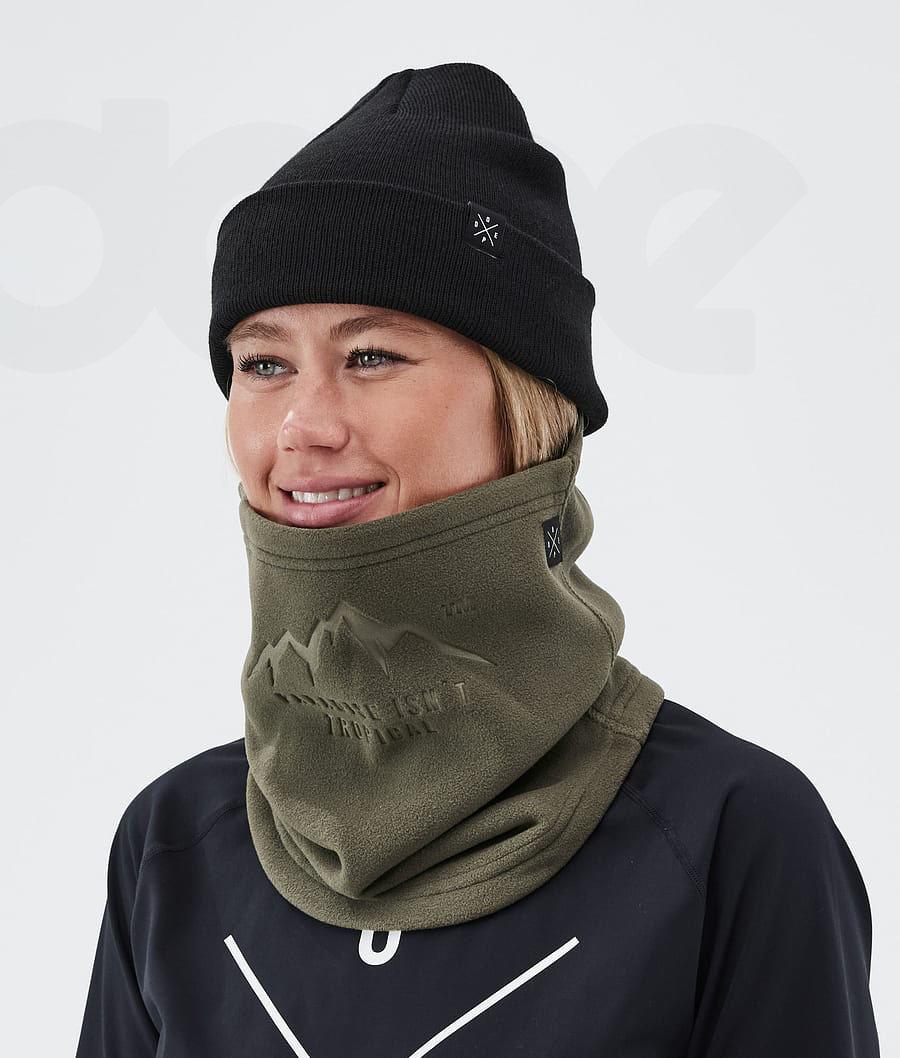 Dope Cozy Tube 2021 Masker Dames Olijfgroen Groen | NLDN3997