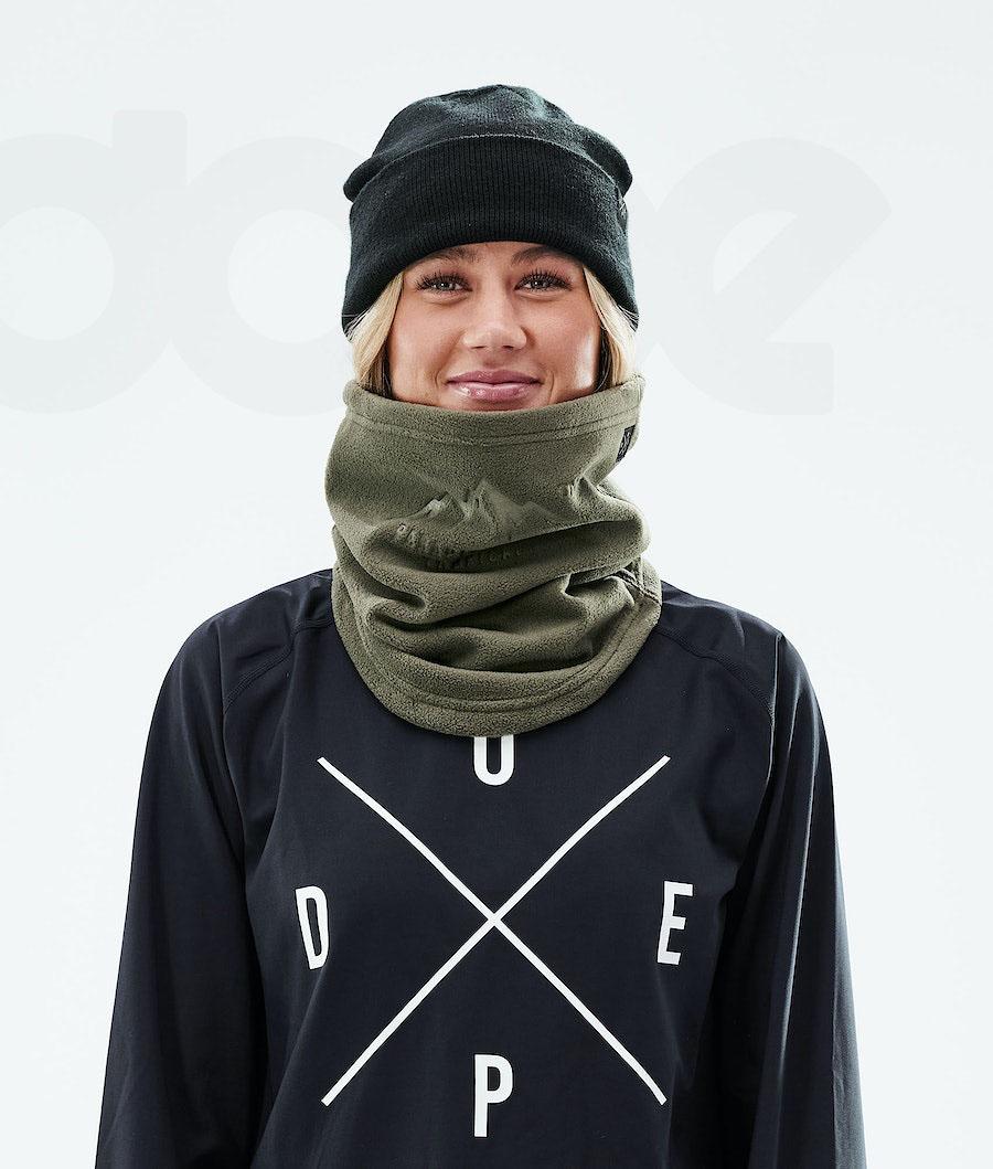 Dope Cozy Tube Masker Dames Olijfgroen Groen | NLEX3989