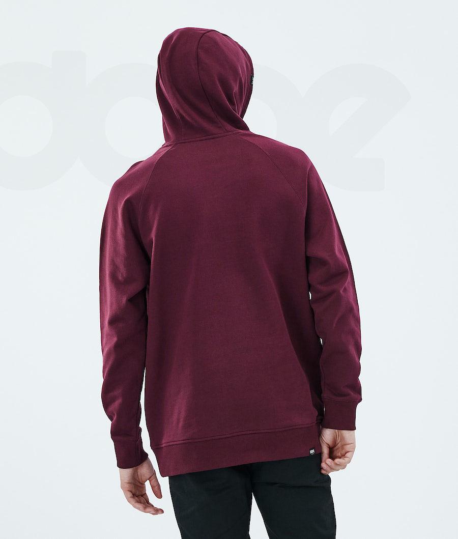 Dope Daily 2X-UP Hoodie Heren Bordeaux | NLMA3012