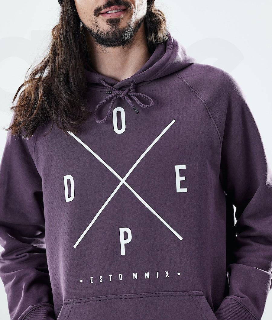 Dope Daily 2X-UP Hoodie Heren Paars | NLQZ3011