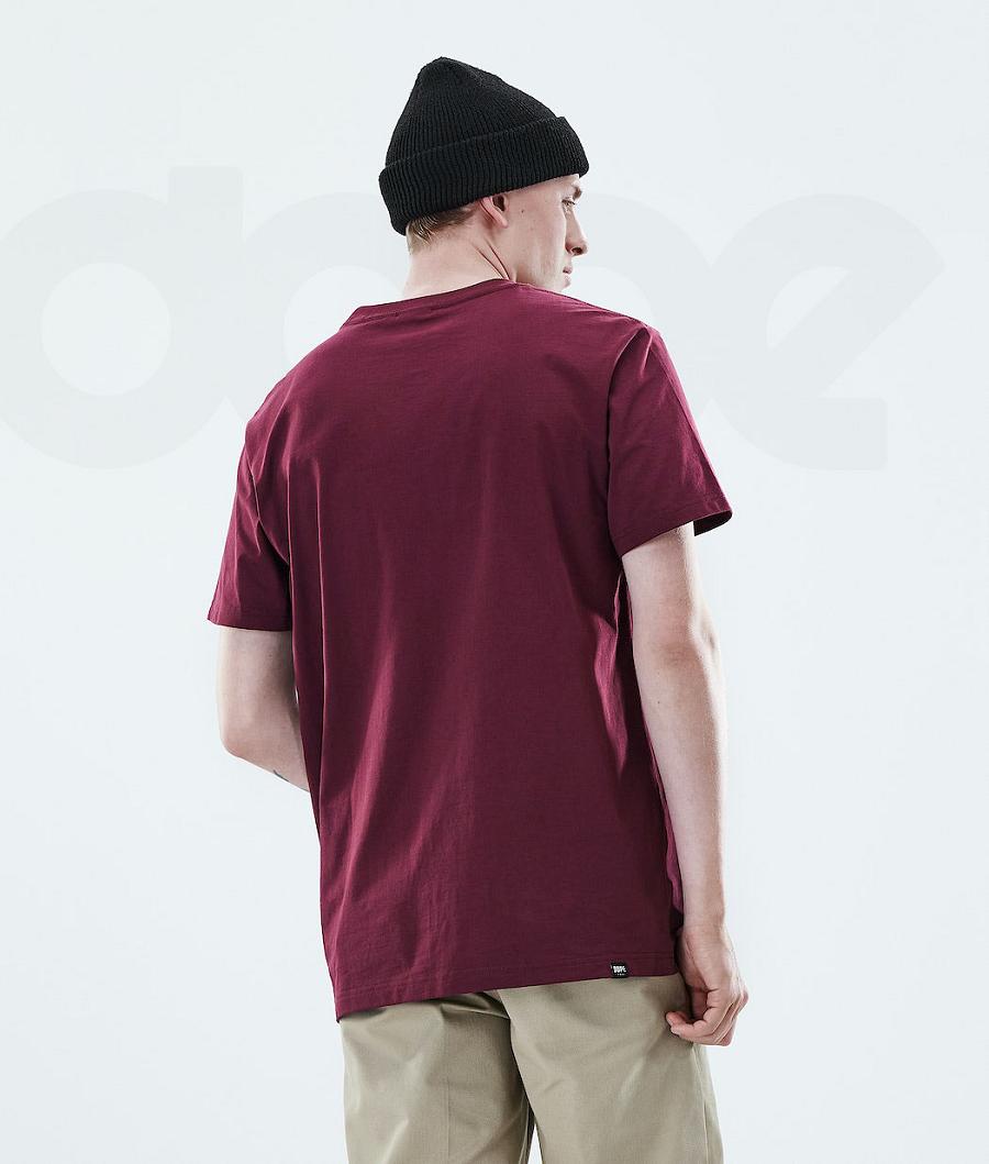 Dope Daily 2X-UP T-shirts Heren Bordeaux | NLGL2979