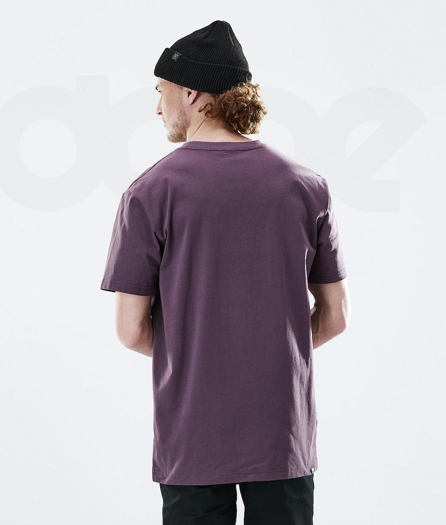 Dope Daily 2X-UP T-shirts Heren Paars | NLHK2978