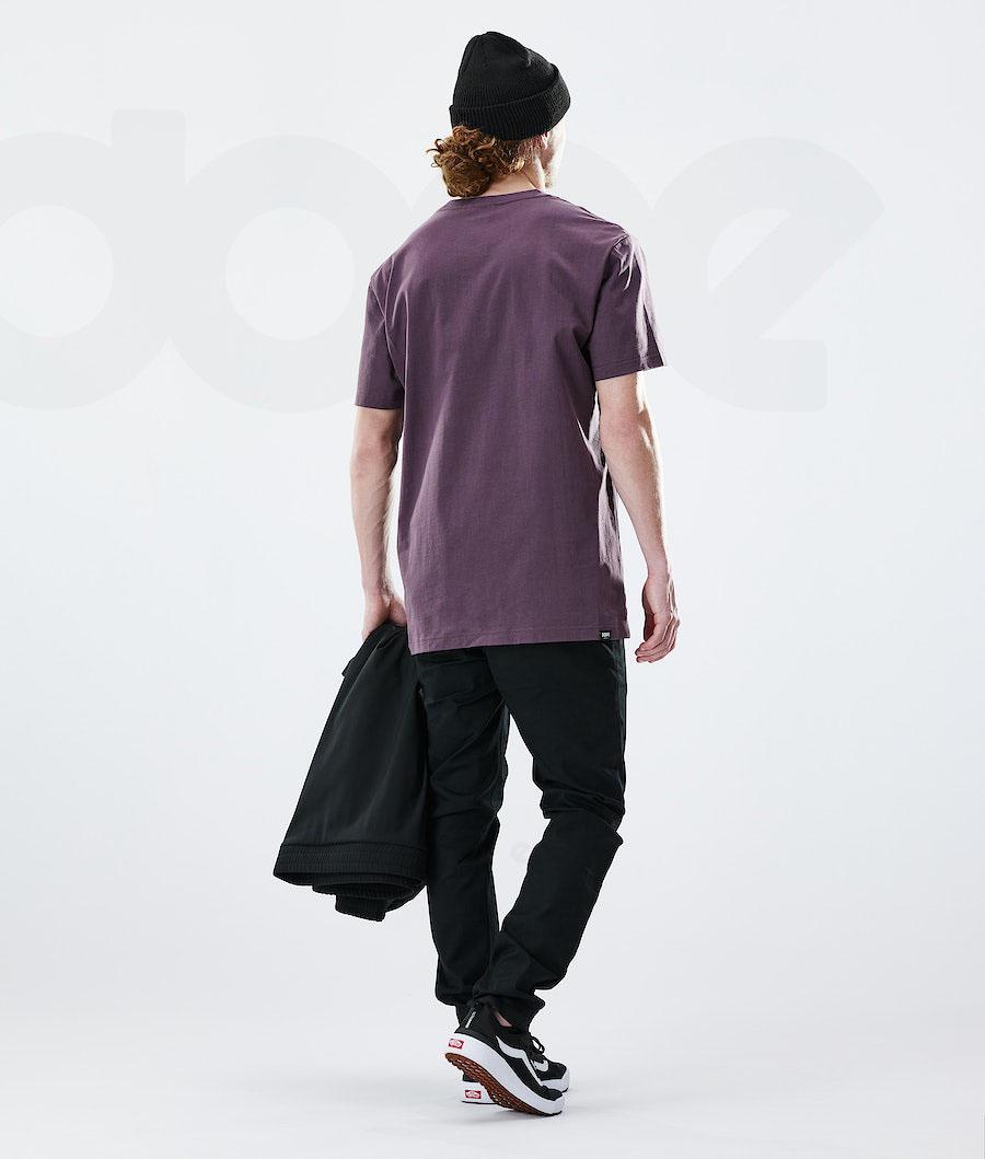 Dope Daily 2X-UP T-shirts Heren Paars | NLHK2978